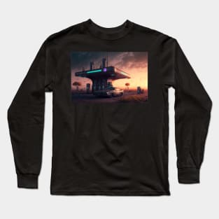 Future Gas Station 005 Long Sleeve T-Shirt